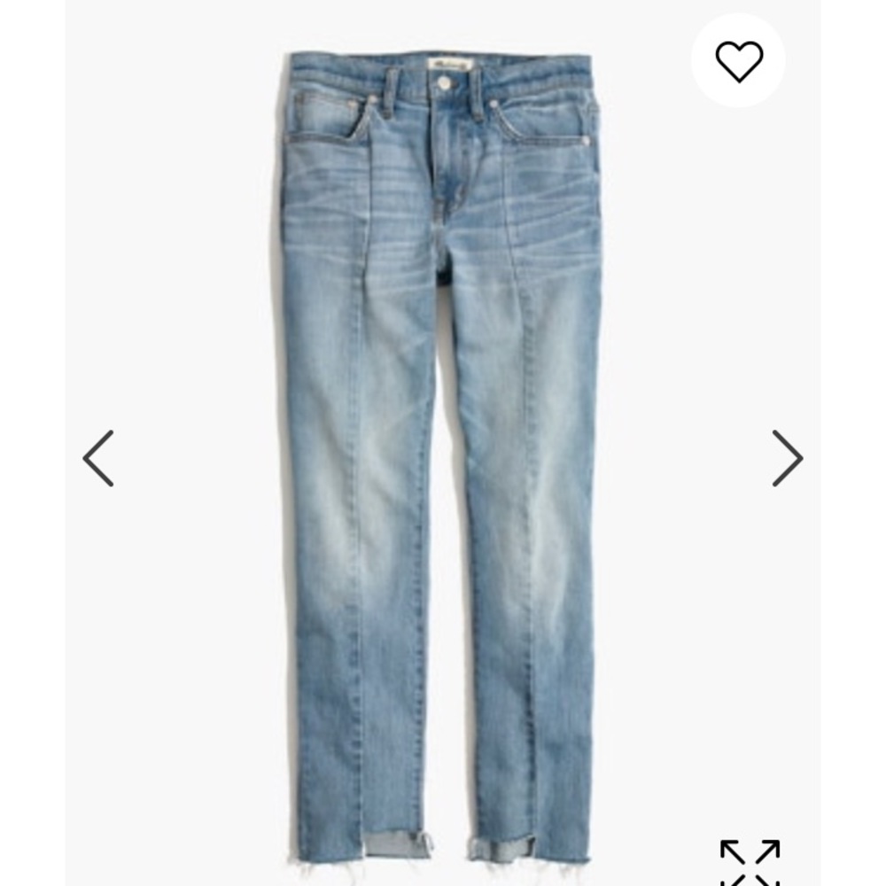 NWOT cruiser straight jeans from Madewell.